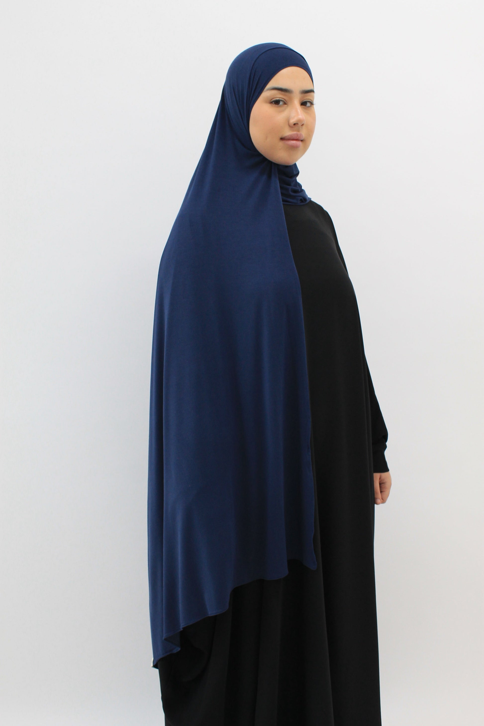 HIJAB JERSEY BAMBOO Bleu nuit