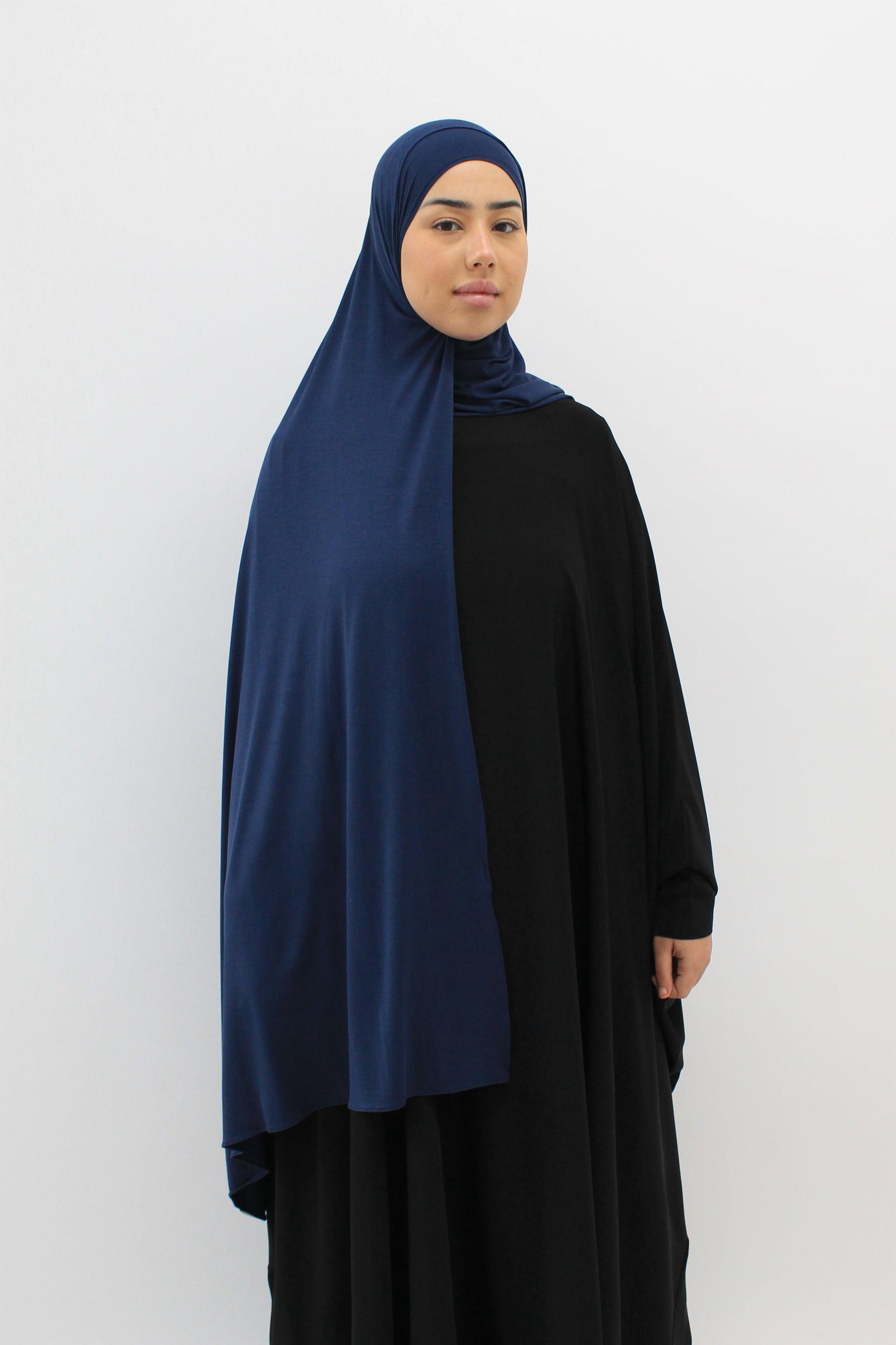 HIJAB JERSEY BAMBOO Bleu nuit