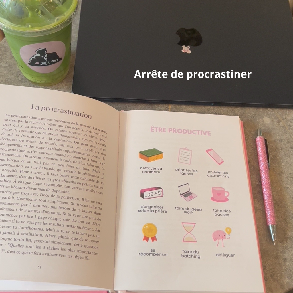 Livre "Glow Up" – Mon Compagnon Spirituel pour le Ramadan