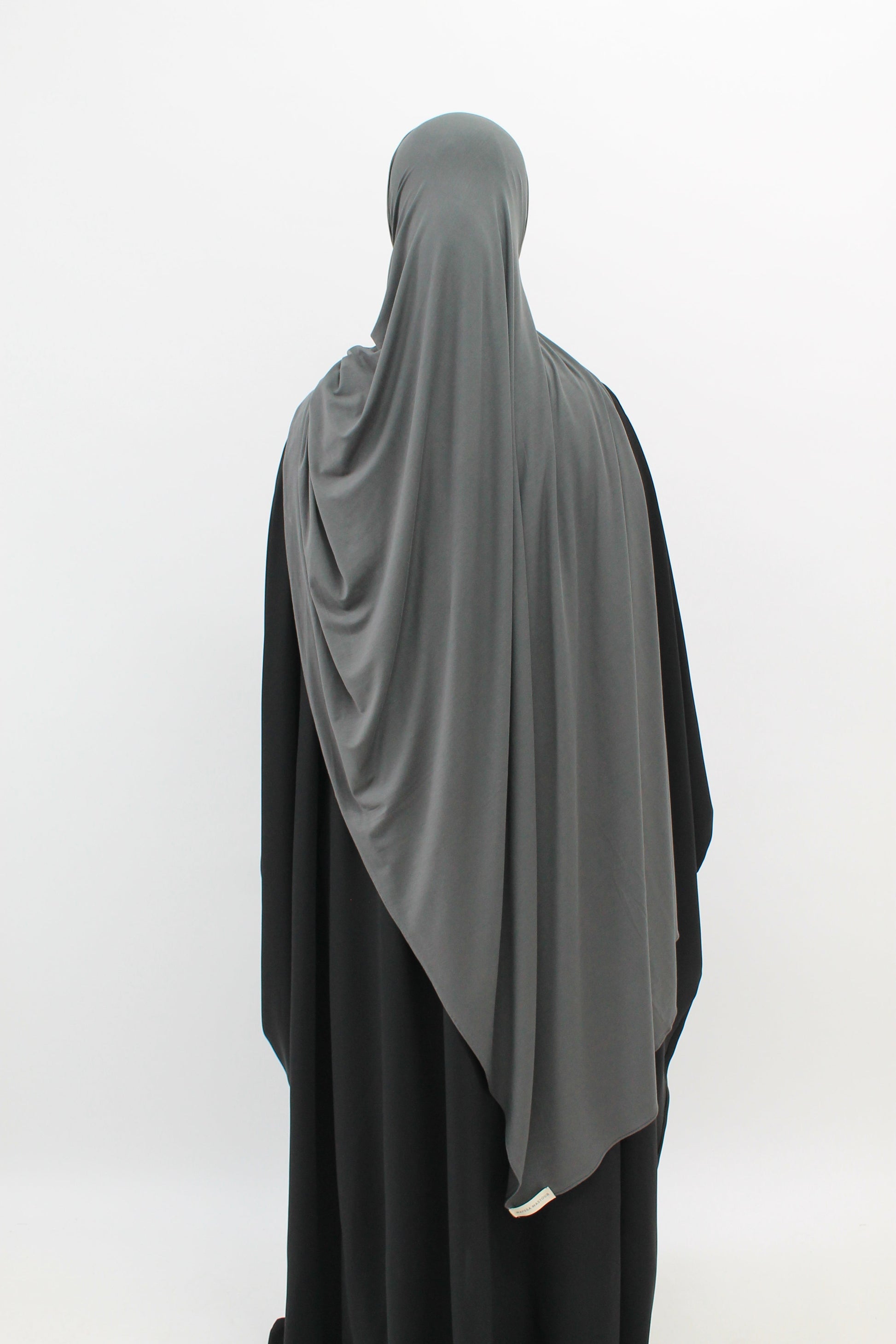 HIJAB JERSEY BAMBOO Gris foncé