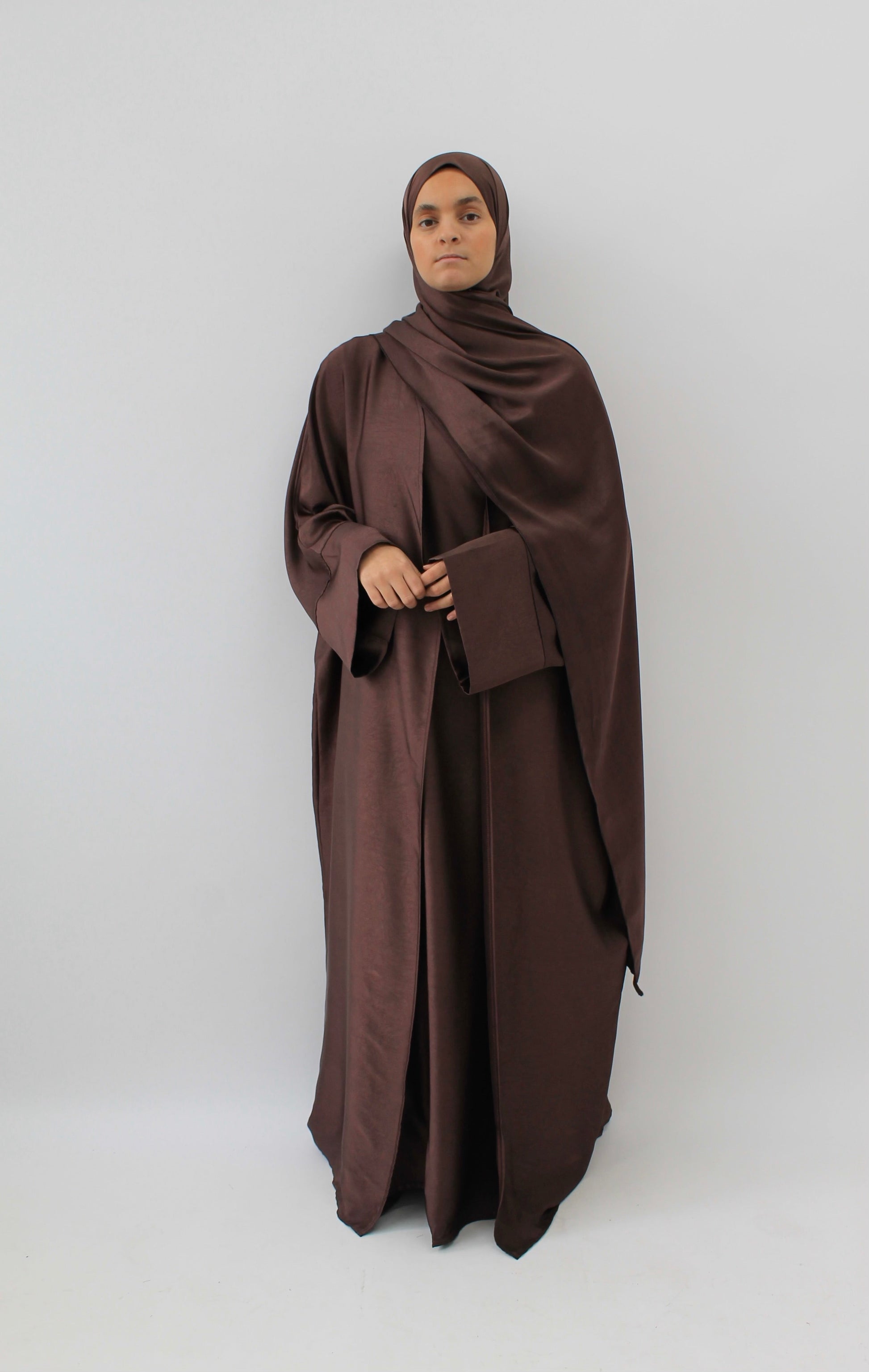 ABAYA SET LUMA Marron