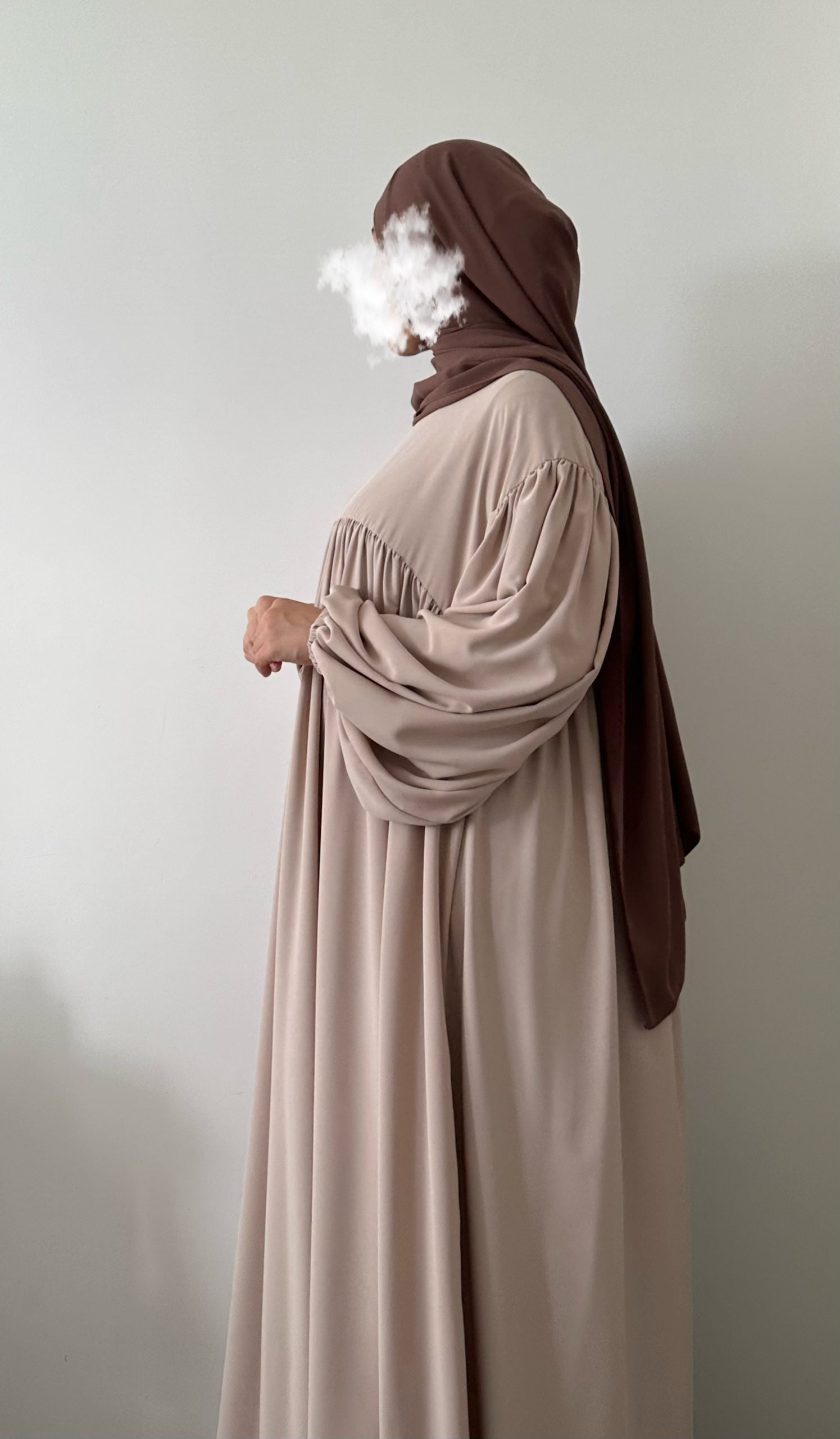 Abaya Rayhana en soie de Medine