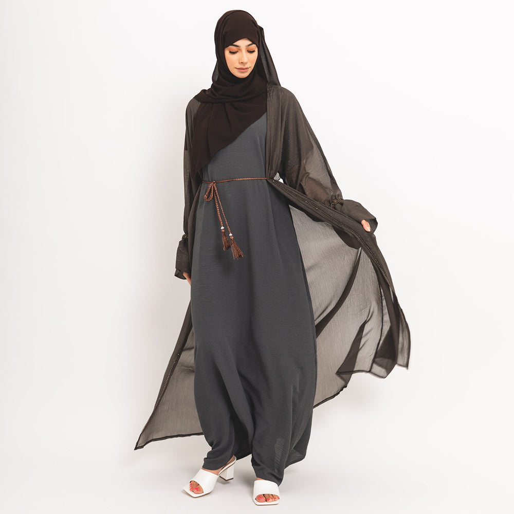 Abaya des Mille et Une Nuits avec nuisette