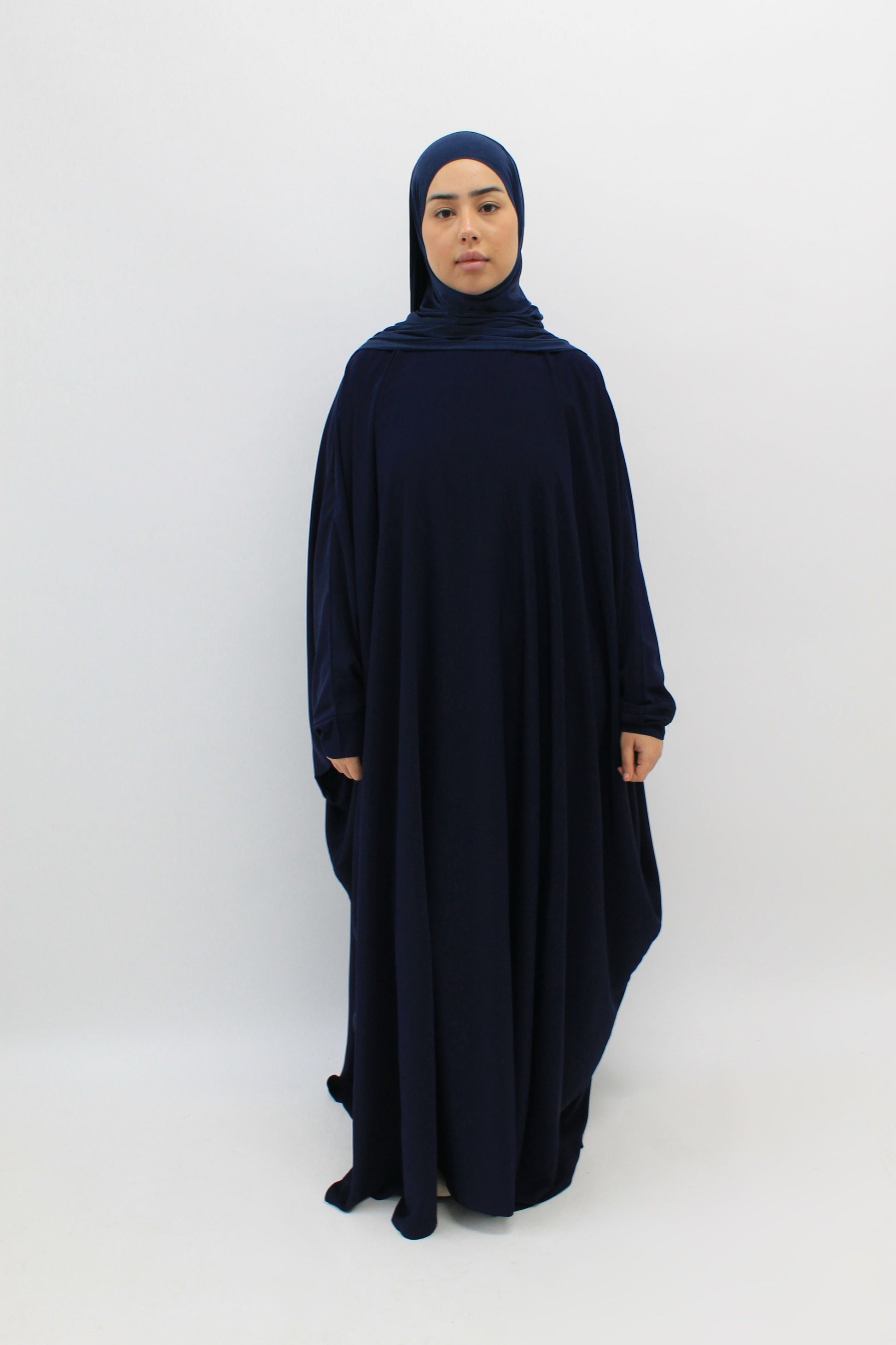 LA ABAYA QAMAR Bleu nuit