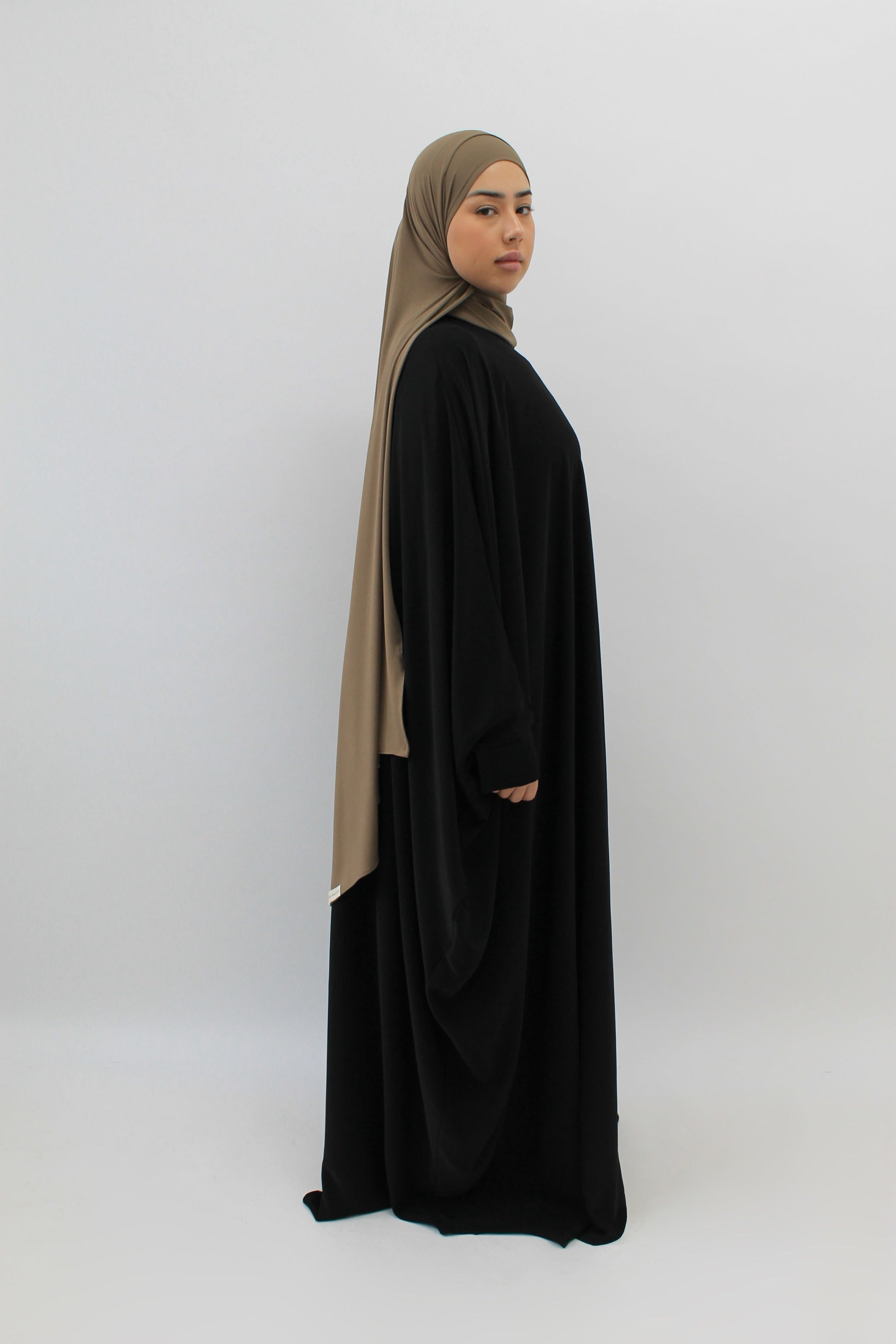LA ABAYA QAMAR Bleu nuit