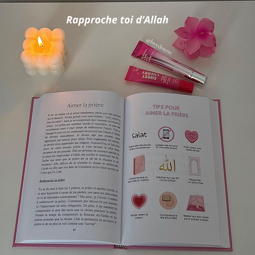 Livre "Glow Up" – Mon Compagnon Spirituel pour le Ramadan