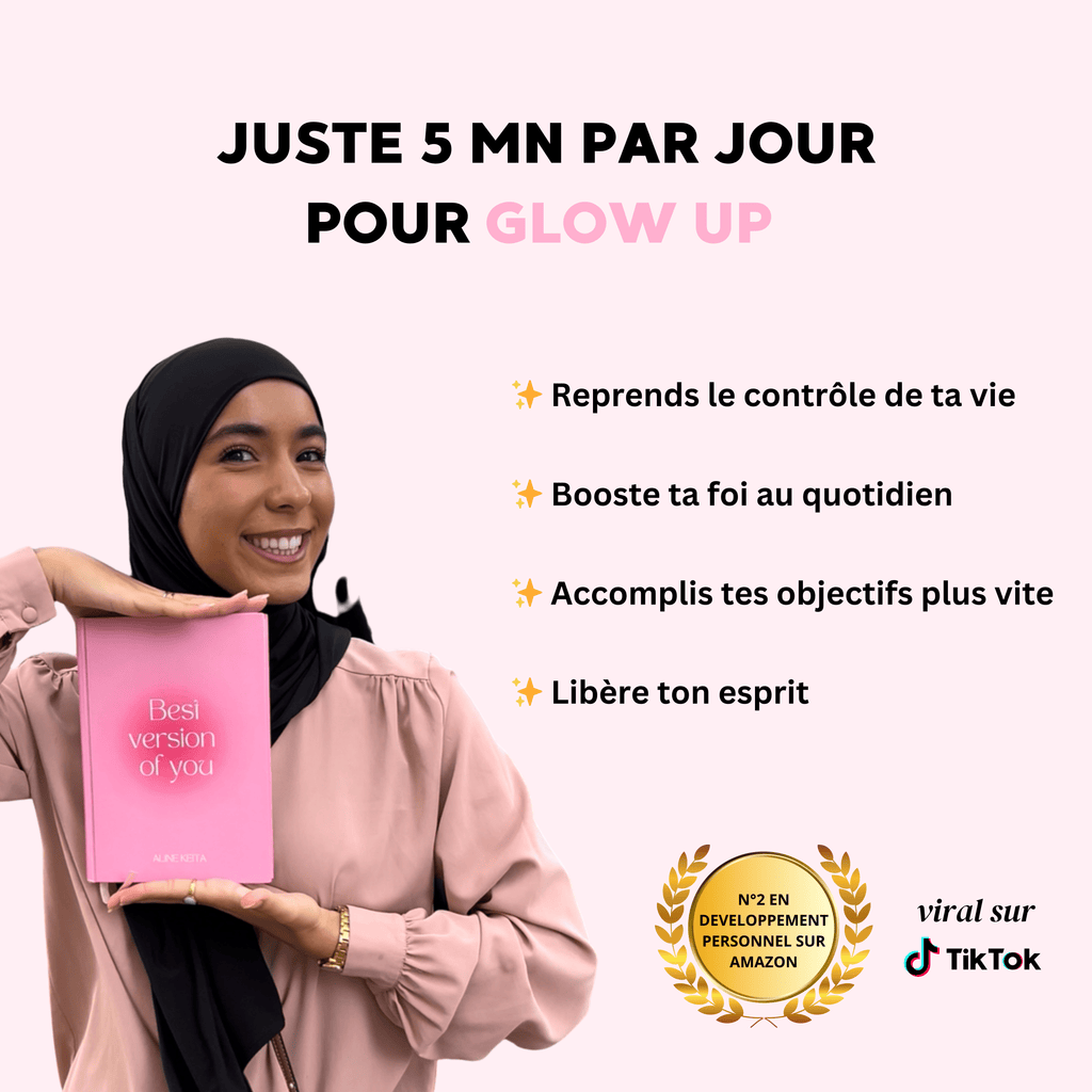 Livre "Glow Up" – Mon Compagnon Spirituel pour le Ramadan