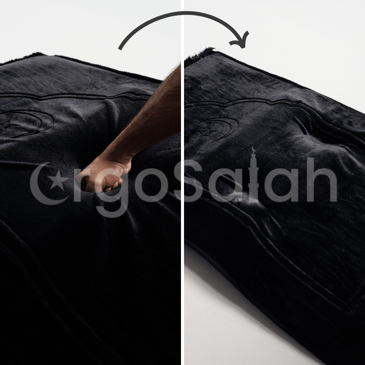 ErgoSalah® 2.0 – Tapis de Prière Ergonomique